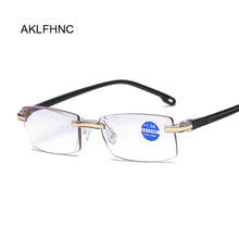 Carica l'immagine nel visualizzatore di Gallery, Progressive Multifocal Reading Glasses Women Men Anti-blue Light Hyperopia Glasses Near and Far Presbyopic Spectacles +1.5 2.0