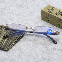 Carica l'immagine nel visualizzatore di Gallery, Progressive Multifocal Reading Glasses Women Men Anti-blue Light Hyperopia Glasses Near and Far Presbyopic Spectacles +1.5 2.0