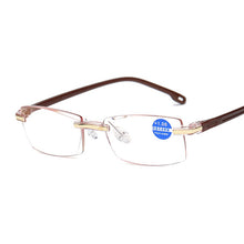 Carica l'immagine nel visualizzatore di Gallery, Progressive Multifocal Reading Glasses Women Men Anti-blue Light Hyperopia Glasses Near and Far Presbyopic Spectacles +1.5 2.0