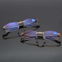 Carica l'immagine nel visualizzatore di Gallery, Progressive Multifocal Reading Glasses Women Men Anti-blue Light Hyperopia Glasses Near and Far Presbyopic Spectacles +1.5 2.0