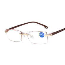 Carica l'immagine nel visualizzatore di Gallery, Progressive Multifocal Reading Glasses Women Men Anti-blue Light Hyperopia Glasses Near and Far Presbyopic Spectacles +1.5 2.0