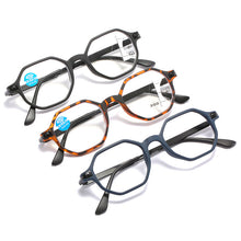Load image into Gallery viewer, Progressive Multifocus Computer Reading Glasses Blue Light Blocking Spring Hinge Multifocal Reader Eyeglass For Women Men