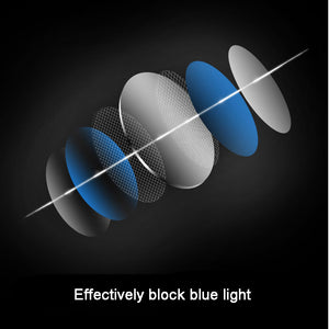 Progressive Multifocus Computer Reading Glasses Blue Light Blocking Spring Hinge Multifocal Reader Eyeglass For Women Men