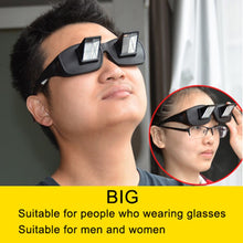 Carica l'immagine nel visualizzatore di Gallery, Psacss 2022  Lazy Man Glasses Men Women Children Comfortable Reading Glass Lenses Lying Down View Funny Refractive Glasses