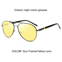 Load image into Gallery viewer, Psacss Classic Pilot Pochromic Sunglasses Men Driving Clear Polarized Lens Sun Glasses Male Vintage Brand Sunglass Oculos UV