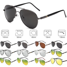 Load image into Gallery viewer, Psacss Classic Pilot Pochromic Sunglasses Men Driving Clear Polarized Lens Sun Glasses Male Vintage Brand Sunglass Oculos UV