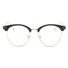 Carica l&#39;immagine nel visualizzatore di Gallery, Psacss Round Transparent Glasses Clear Len Women Men Spectacle Myopia Eyeglasses Frame  Brand Designer Nerd Optical Frame