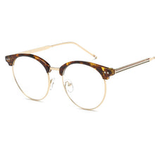 Carica l&#39;immagine nel visualizzatore di Gallery, Psacss Round Transparent Glasses Clear Len Women Men Spectacle Myopia Eyeglasses Frame  Brand Designer Nerd Optical Frame