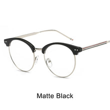 Carica l&#39;immagine nel visualizzatore di Gallery, Psacss Round Transparent Glasses Clear Len Women Men Spectacle Myopia Eyeglasses Frame  Brand Designer Nerd Optical Frame