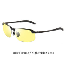 Load image into Gallery viewer, Psacss Square Sunglasses Men Pochromic Brand Designer Driving Fishing Sun Glasses Men&#39;s High Quality Metal Frame Mirror UV400