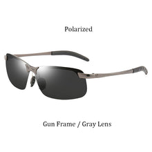 Load image into Gallery viewer, Psacss Square Sunglasses Men Pochromic Brand Designer Driving Fishing Sun Glasses Men&#39;s High Quality Metal Frame Mirror UV400