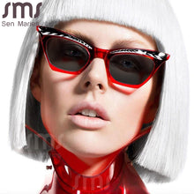 Load image into Gallery viewer, Punk Cat Eye Sunglasses Women Unique Eyebrow Sun Glasses Men Gradient Shades UV400 Gafas De Sol