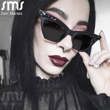 Load image into Gallery viewer, Punk Cat Eye Sunglasses Women Unique Eyebrow Sun Glasses Men Gradient Shades UV400 Gafas De Sol