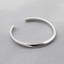Load image into Gallery viewer, Punk Cutomized Letter Cuff Bangle for Women Mobius Personalized ID Nameplate 925 Sterling Sliver Bracelets &amp; Bangles Unique Gift