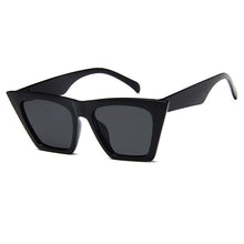 Load image into Gallery viewer, Punk Flat Top Cat Eye Sunglasses 2023 Colorsful Sun Glasses Square Shades Eyewear Lady Brand Designer Eyeglasses UV400