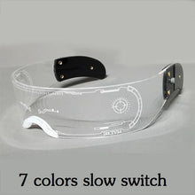 Carica l'immagine nel visualizzatore di Gallery, Punk LED Glasses Colorful Light Goggles Steampunk Party Shows Hip Hop Smart Control