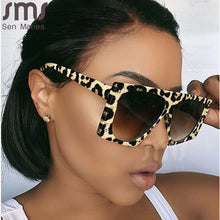 Load image into Gallery viewer, Punk Leopard Sunglasses Women Sexy Oversized Sun Glasses Men UV400  Gradient Shades Steampunk Goggles Eyewear Oculos Escuros