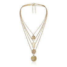 Load image into Gallery viewer, Punk Miami Cuban Choker Necklace Steampunk Men Jewelry Vintage Big Coin Pendant Chunky Chain Necklace for Women Neck Accessories