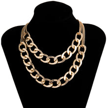 Load image into Gallery viewer, Punk Miami Cuban Choker Necklace Steampunk Men Jewelry Vintage Big Coin Pendant Chunky Chain Necklace for Women Neck Accessories