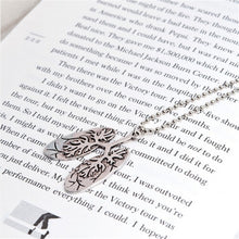 Carica l&#39;immagine nel visualizzatore di Gallery, Punk Necklace Ball Chain Antique Silver Cerebrum /Brain Lung Pendant Necklace Chain 70.0cm