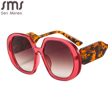 Load image into Gallery viewer, Punk Oversized Sunglasses Women Men Sun Glasses UV400 Driving Tinted Shades Gradient Eyewear Gafas De Sol Brand Designer