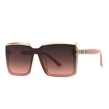 Load image into Gallery viewer, Punk Oversized Sunglasses Women Steampunk Square Sun Glasses  Men UV400 Driving Shades Eyewear Gradient Lens Eyeglasses