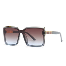 Load image into Gallery viewer, Punk Oversized Sunglasses Women Steampunk Square Sun Glasses  Men UV400 Driving Shades Eyewear Gradient Lens Eyeglasses