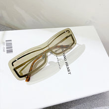 Load image into Gallery viewer, Punk Rectangle Rimless Sunglasses Women  Brand Designer Sun Glasses Men One Piece Shades UV400 Clear Eyewear