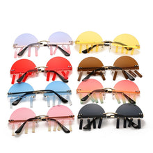 Load image into Gallery viewer, Punk Rimless Gradient Sunglasses Women 2023 Small Frame Rimless Sun Glasses Female Chic Vintage Eyewear UV400