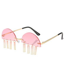 Load image into Gallery viewer, Punk Rimless Gradient Sunglasses Women 2023 Small Frame Rimless Sun Glasses Female Chic Vintage Eyewear UV400