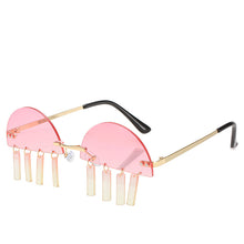 Load image into Gallery viewer, Punk Rimless Gradient Sunglasses Women Small Frame Rimless Sun Glasses Female Chic Vintage Eyewear UV400