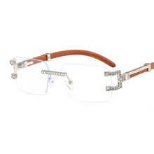 Load image into Gallery viewer, Punk Rimless Rectangle Sunglasses Men Women Vintage Shades Diamond UV400 Driving Sun Glass Frameless Gradient Eyewear
