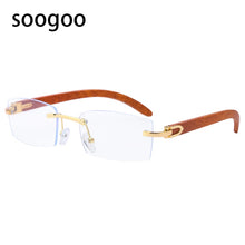 Load image into Gallery viewer, Punk Rimless Sunglasses Men 2022  Trendy Vintage Shades UV400 Square Sun Glasses Frameless Gradient  Eyewear Lunettes