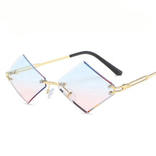 Load image into Gallery viewer, Punk Rimless Sunglasses Women Men Square Eyeglasses Small Alloy Frames Sun Glasses Men Sunglasses Eyewear UV400