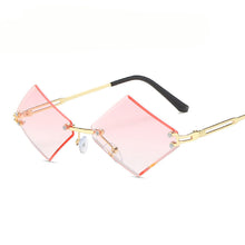 Load image into Gallery viewer, Punk Rimless Sunglasses Women Men Square Eyeglasses Small Alloy Frames Sun Glasses Men Sunglasses Eyewear UV400