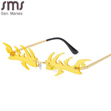 Carica l&#39;immagine nel visualizzatore di Gallery, Punk Rimless Sunglasses Women Men Steampunk Eyeglasses Small Alloy Frames Sun Glasses Men Sunglasses Eyewear UV400