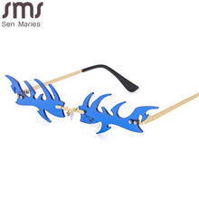 Carica l&#39;immagine nel visualizzatore di Gallery, Punk Rimless Sunglasses Women Men Steampunk Eyeglasses Small Alloy Frames Sun Glasses Men Sunglasses Eyewear UV400