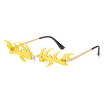 Carica l&#39;immagine nel visualizzatore di Gallery, Punk Rimless Sunglasses Women Men Steampunk Eyeglasses Small Alloy Frames Sun Glasses Men Sunglasses Eyewear UV400