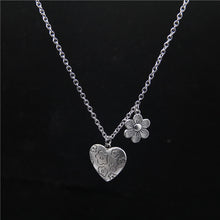 Load image into Gallery viewer, Punk Rock Flower Bear Heart Pendant Necklace Hip Hop Fashion Jewelry Cool For Women Girl Gifts Accessories Party Nightclub Gifts