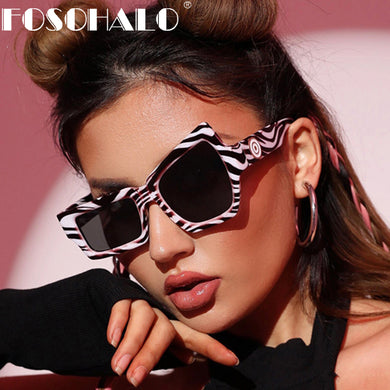 Punk Sunglasses Men  Brand Designer Sun Glasses Steampunk Geometry Polygon Sunglass Women Driving Square Shades Eyewear
