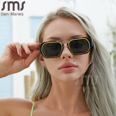 Punk Sunglasses Men Oversized Steampunk Sun Glasses UV400 Driving Mirror Shades Vintage Goggle Eyewears