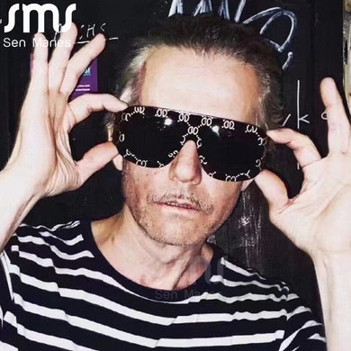 Punk Sunglasses Women  Brand Designer Oversized Sun Glasses Men UV400 Shades Thick Frame Eyewear Gafas De Sol