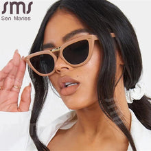 Load image into Gallery viewer, Punk Women Cat Eye Sunglasses Small Sun Glasses Men UV400 Goggle Shades Full Frame Ladies Eyewear Gafas De Sol