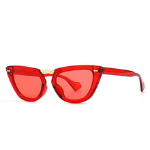 Load image into Gallery viewer, Punk Women Cat Eye Sunglasses Small Sun Glasses Men UV400 Goggle Shades Full Frame Ladies Eyewear Gafas De Sol
