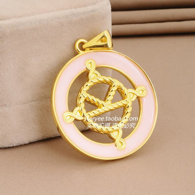 Pure 925 Sterling Silver Kingsman The Secret Service Eggsy Medal Pendant Necklaces For Men Women Hot Movie Replica Jewelry