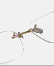 Load image into Gallery viewer, Pure IP Titanium Rimless Optical Glasses Frame Men Square Frameless Prescription Eyeglasses  Ultralight Retro Eyewear