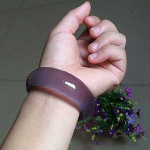 Pure Natural Brazil Purple Chalcedony Agate Bracelet Fashion Temperament Jewelry Gems Accessories Gifts Wholesale