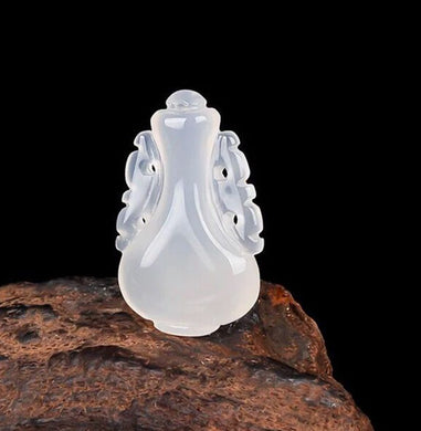 Commercio all'ingrosso del regalo dei gioielli della catena del maglione della collana del pendente dell'agata di calcedonio naturale puro 