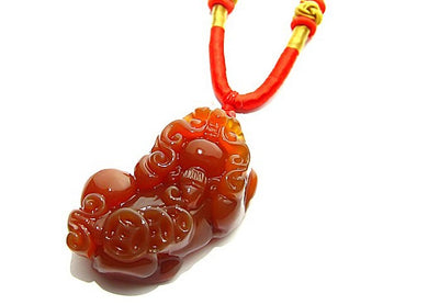 Commercio all'ingrosso del regalo dei gioielli della catena del maglione della collana del pendente del calcedonio dell'agata rossa naturale pura 