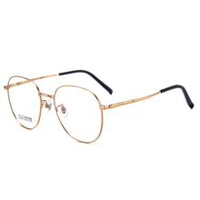 Load image into Gallery viewer, Pure Titanium Big Frame Super Light Retro Glasses Frame Round Frame Thin Face Men And Women&#39;s Glasses Frame